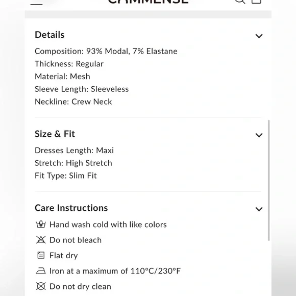 Commense Brown Maxi Dress - Picture 7 of 7